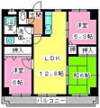 アロマキャスル大橋4階10.4万円