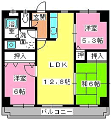 物件の間取り
