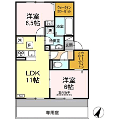 物件の間取り