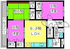 物件の間取り