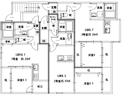 物件の間取り