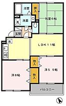 ロイトンI 201 ｜ 神奈川県川崎市高津区子母口978（賃貸アパート3LDK・2階・65.44㎡） その2