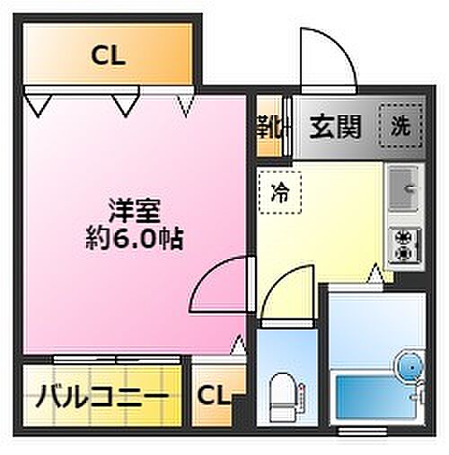 ドリームレジデンス 202｜神奈川県川崎市中原区丸子通1丁目(賃貸マンション1K・2階・20.54㎡)の写真 その2