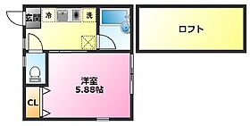 ラルーチェ武蔵小杉 201 ｜ 神奈川県川崎市中原区上丸子山王町1丁目1547-4（賃貸アパート1K・2階・19.00㎡） その2