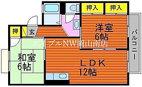 岡山県岡山市南区福島2丁目（賃貸アパート2LDK・2階・53.61㎡） その2