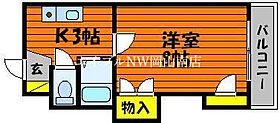 岡山県岡山市南区芳泉2丁目（賃貸マンション1K・2階・24.70㎡） その2