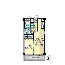 岡山県岡山市南区新保（賃貸マンション1LDK・2階・41.28㎡） その2