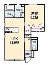 岡山県岡山市南区築港新町2丁目（賃貸アパート1LDK・1階・44.59㎡） その2