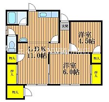 岡山県岡山市南区福浜西町（賃貸一戸建2LDK・1階・48.85㎡） その2