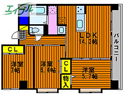 岡山電気軌道清輝橋線 清輝橋駅 3.7km 4階/-