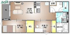 物件の間取り