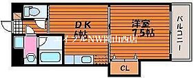 ピュアベルデ医大南  ｜ 岡山県岡山市北区奥田本町（賃貸マンション1DK・4階・31.74㎡） その2