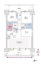 ポレスター中仙道テラス  ｜ 岡山県岡山市北区中仙道1丁目（賃貸マンション3LDK・13階・76.02㎡） その2