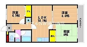 ヌーベル犬飼A棟  ｜ 岡山県岡山市北区今3丁目（賃貸マンション3LDK・1階・60.00㎡） その2