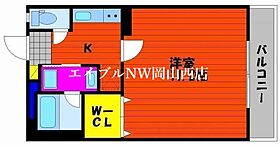 ピアグロリア奥田  ｜ 岡山県岡山市北区奥田1丁目（賃貸マンション1K・2階・32.57㎡） その2