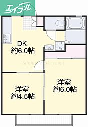 松田コーポＢ 2階