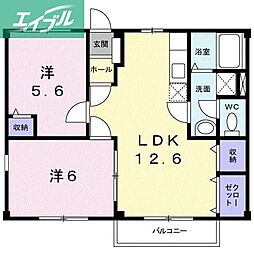 ニューシティサンシャイン 2階/-