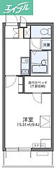レオパレスセーグオリゾン 1Kの間取図画像