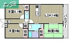 ルネス下中野 1階