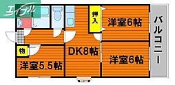 ブールヴァール陵南 3LDKの間取図画像