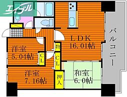 アルファステイツ新屋敷公園 2階