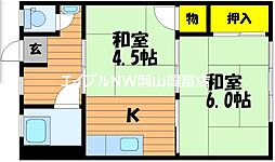 JR山陽本線 岡山駅 バス24分 操南団地入口下車 徒歩8分