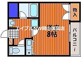 岡山県岡山市中区浜1丁目（賃貸マンション1R・1階・23.80㎡） その2