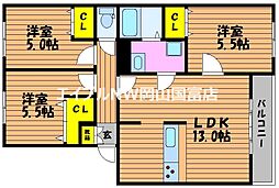 JR山陽本線 高島駅 徒歩13分 2階/-