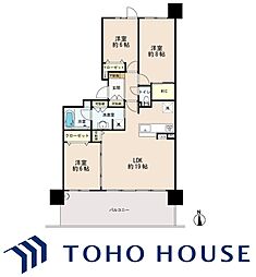 ルネ・アクシアム4 3LDKの間取図画像