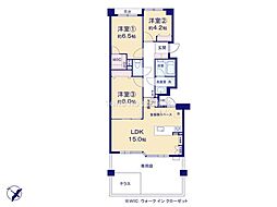 千葉登戸ガーデンハウス 3LDKの間取図画像