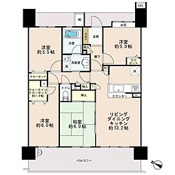 ウィズ松戸見晴らしの丘 4LDKの間取図画像