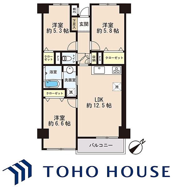 間取りを拡大表示