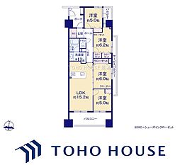 ゼファー浦安ブライトシティ 4LDKの間取図画像