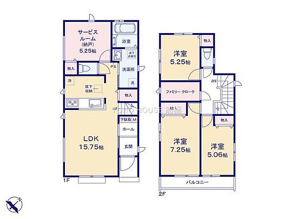 間取りを拡大表示