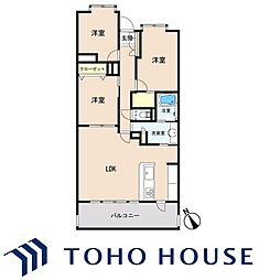 ライオンズガーデン船橋夏見台A棟 3LDKの間取図画像
