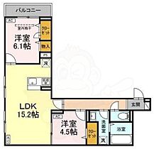 レーヴェ前原町  ｜ 東京都小金井市前原町５丁目14番（賃貸アパート2LDK・2階・61.62㎡） その2