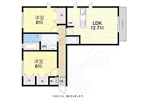 グランフォルス・ルピア  ｜ 東京都三鷹市大沢６丁目（賃貸アパート2LDK・2階・60.40㎡） その2