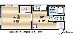 コスモ北原 2階/-