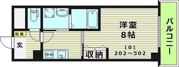 サンプロスペリティ ｜大阪府大阪市都島区内代町１丁目(賃貸マンション1K・3階・27.00㎡)の写真 その2