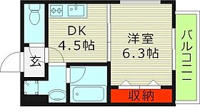 第3せいわ  ｜ 大阪府大阪市旭区清水５丁目（賃貸マンション1DK・4階・27.61㎡） その2