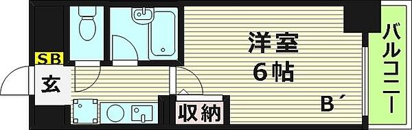 エスリード大阪城北 ｜大阪府大阪市都島区片町１丁目(賃貸マンション1K・6階・19.28㎡)の写真 その2