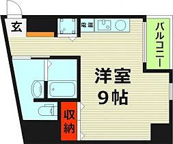 大阪府大阪市旭区高殿６丁目（賃貸マンション1R・6階・25.44㎡） その2