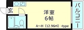 大阪府大阪市城東区今福西５丁目（賃貸マンション1R・3階・12.96㎡） その2