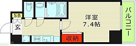 大阪府大阪市東成区大今里４丁目（賃貸マンション1K・8階・24.36㎡） その2