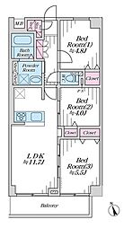間取図画像 3LDK