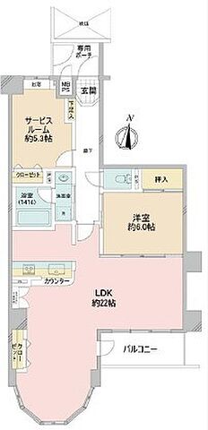 間取り ライオンズガーデンシティふじみ野 5階/-