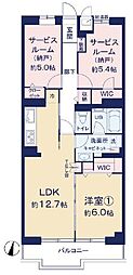 間取図画像 1SLDK