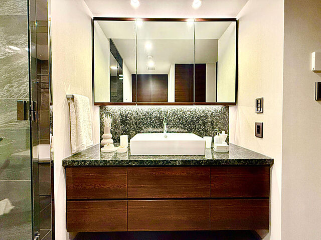 洗面 グランドヒルズ元麻布 1階/-