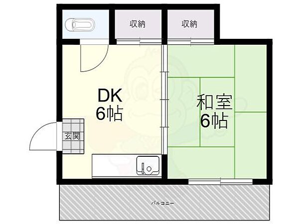 大内荘 ｜東京都墨田区向島３丁目(賃貸マンション1DK・3階・20.00㎡)の写真 その2