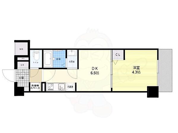 ラフィスタ墨田5丁目2 ｜東京都墨田区墨田５丁目(賃貸マンション1DK・1階・25.93㎡)の写真 その2